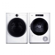 Midea 美的 MG100V70WD5+MH100-H1W 洗烘套装