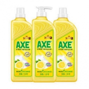 AXE 斧头 牌（AXE）柠檬护肤洗洁精套装1.18kg*3(1泵+2补)柠檬清香 维E呵护不伤手