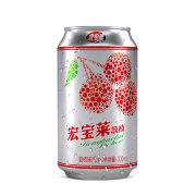 宏宝莱 荔枝味 汽水碳酸饮料 330ml*12罐