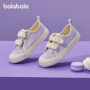 balabala 巴拉巴拉 28423202198-1 儿童潮酷饼干帆布鞋
