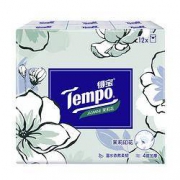 Tempo 得宝 手帕纸 4层7片12包（210mm*210mm）茉莉花味