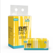 京东极速版：BABO 斑布 本色竹浆抽纸 3层*100抽*4包/提