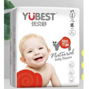 YUBEST 优贝舒 婴儿纸尿裤 多码可选 L16片