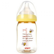 Pigeon 贝亲 宽口径PPSU奶瓶 SS奶嘴 动物图案 160ml