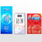 【名流】超薄避孕套60只装玻尿酸安全套