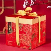 聚划算百亿补贴：稻香村 稻香花语月饼礼盒 6饼3味 300g