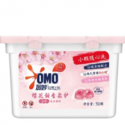 88VIP！OMO 奥妙 樱花洗衣凝珠 50颗  赠洗衣液