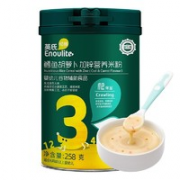 Enoulite 英氏 多乐能系列 加锌营养米粉 国产版 3阶 鳕鱼胡萝卜味 258g