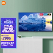 小米电视 5 55英寸  5.9mm超薄金属全面屏 4K HDR超高清 3GB+32GB 4K  远场语音  智能网络教育电视L55M6-5