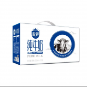 三元 极致 高品质全脂纯牛奶250ml*12礼盒装*2提