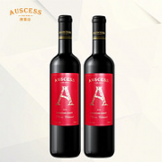Auscess 澳赛诗 石灰石海岸 红Ａ系列 西拉子赤霞珠干红葡萄酒 750ml 单瓶装