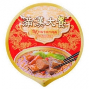 Uni-President 统一 满汉大餐 台式半筋半肉牛肉面 200克/碗 碗面