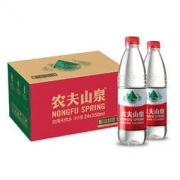 NONGFU SPRING 农夫山泉 饮用水 饮用天然水550ml普通装1*24瓶 整箱装