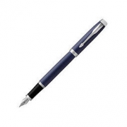 PLUS会员：PARKER 派克 IM系列 钢笔 蓝色白夹 F尖 单支装