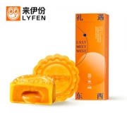 来伊份 & 博物馆联名流 礼遇东西 流心奶黄月饼礼盒 200g