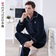 商场同款，芬腾 男士珊瑚绒家居服套装 多款