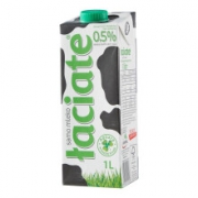 Lacheer 兰雀 波兰进口 Laciate 高温灭菌脱脂牛奶 1L*12盒*2件