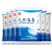 东宇 加碘海盐 天然日晒盐400g*6袋