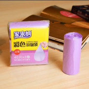 家来纳 彩色小号垃圾袋 240只
