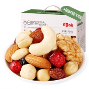 百草味 中秋每日坚果礼盒 750g