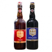 CHIMAY 智美 Chimay）蓝/红啤酒 精致礼盒装 750ml*2瓶 修道士精酿 比利时进口