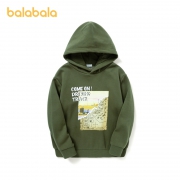 balabala 巴拉巴拉 儿童加绒卫衣
