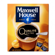 Maxwell House 麦斯威尔 速溶香醇 金咖啡冻干粉 黑咖啡 便携装 1.8g*25条