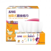 聚划算百亿补贴:五月花 抽取式厨房纸巾 3层*80抽*3包