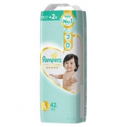 PLUS会员：Pampers 帮宝适 一级帮 婴儿纸尿裤 L42片