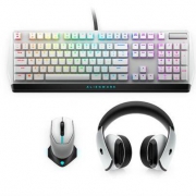ALIENWARE 外星人  AW610M鼠标搭配510K键盘+510H耳机 白