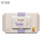 苏宁宜品 婴儿手口湿巾宝宝湿巾80片*1件