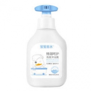 宝宝金水 婴儿洗发沐浴露二合一 600ml 赠小熊霜30g