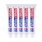 88VIP：LION 狮王 WHITE&WHITE 牙膏 150g*5支