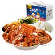 PLUS会员：KINGWUU 精武 鸭脖零食大礼包 500g*2件