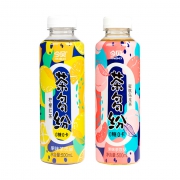 今贝 茶多纷 无糖0脂肪0卡 果茶瓶装500ml*4瓶装
