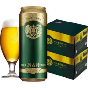 青岛啤酒高端线 奥古特 500ml*18听*2箱 大麦酿造高端啤酒