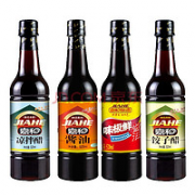 民谣 嘉和酿造凉拌醋+饺子醋+酱油+味极鲜 520ml*4瓶