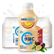 MENGNIU 蒙牛 优益C 活菌型乳酸菌饮品 百香果味330ml*4 冷藏饮料 冷饮