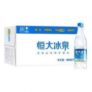 EVERGRANDE SPRING 恒大冰泉 长白山天然弱碱性矿泉水 500ml*24瓶 整箱装