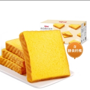 聚划算百亿补贴：百草味 南瓜蔬纤吐司500g