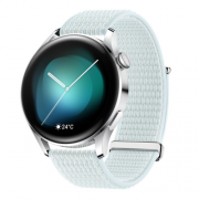 9日0点：HUAWEI 华为 WATCH 3 智能手表 46mm 灰蓝尼龙表带