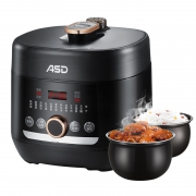 爱仕达 电压力锅 全自动 球形双胆5L智能饭煲  AP-F50E809