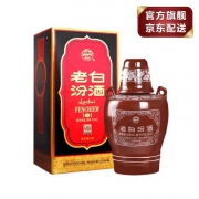 plus会员: 汾酒 老白10 53%vol 清香型白酒 475ml*2件 赠礼品袋