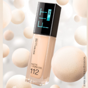 MAYBELLINE 美宝莲 fitme 定制柔雾粉底液 30ml #110瓷白色 赠卸妆水95ml+粉底液 哑光版 5ml
