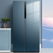 Midea 美的 BCD-596WKPZM(E) 对开门冰箱 596L 蓝色
