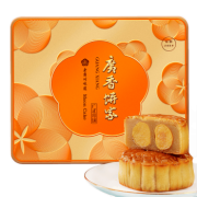 鼎聯 双黄白莲蓉月饼礼盒 600g