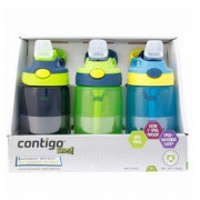 contigo 康迪克 儿童防漏吸管杯 414ml 3个装
