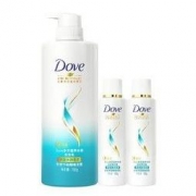 Dove 多芬 洗发水套装 洗发水700ml+护发素195ml*2