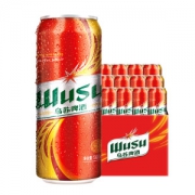 新疆啤酒 大红乌苏啤酒 500ml*12瓶