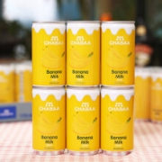 泰国进口 芭提娅果汁饮料  香蕉牛奶味170ml*6听